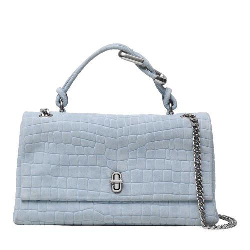 MARC JACOBS The Suede Croc Dual Convertible Shoulder Bag